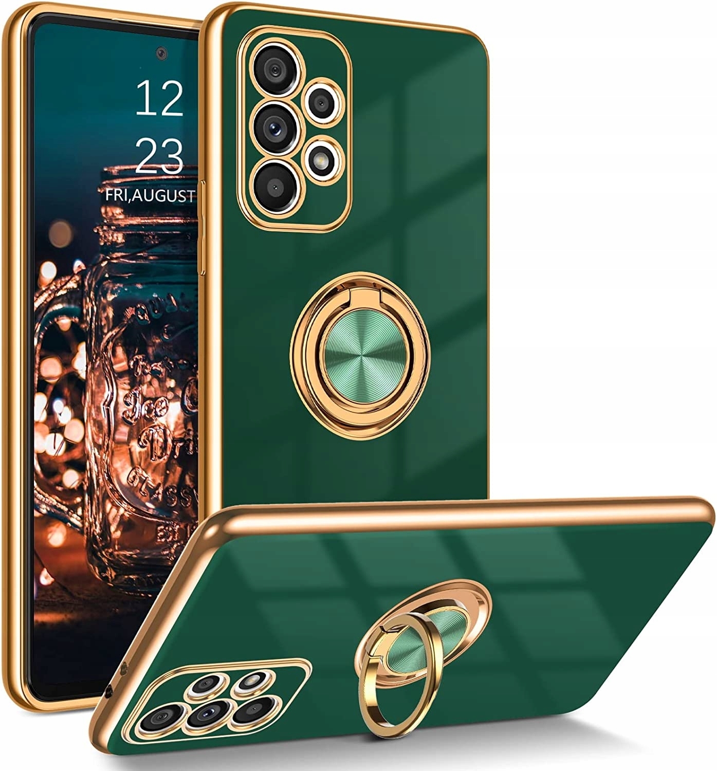 

Etui Plating Ring do Samsung Galaxy A13(4G) +szkło