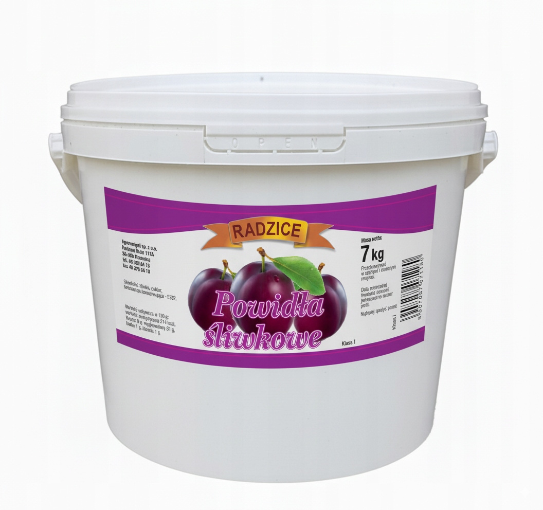 Levně Švestková povidla z roztřepeného ovoce 7 kg Przetwórnia Radzice