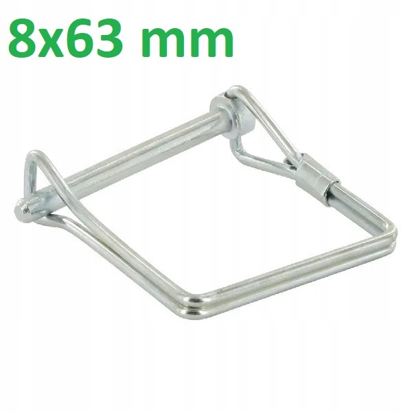 

Zawleczka składana na rurę czworokątną 8x63 mm