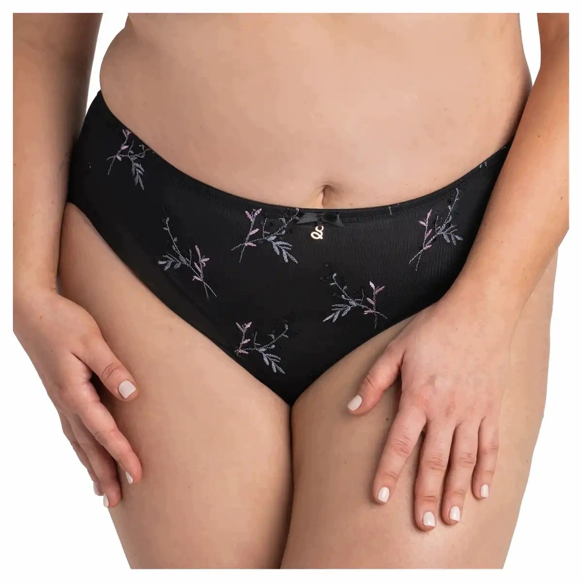 Samanta elegantní a pohodlné kalhotky Juno B400 černé XL