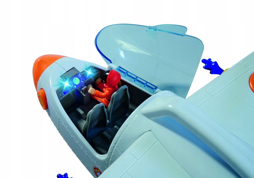 Strażak Sam Interaktywny Samolot Św/Dźw Figurka Materiał plastik