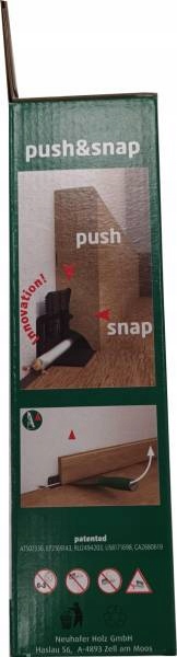 Klamry Montażowe Klipsy do listew MDF Emergo 30szt Wysokość 2 mm