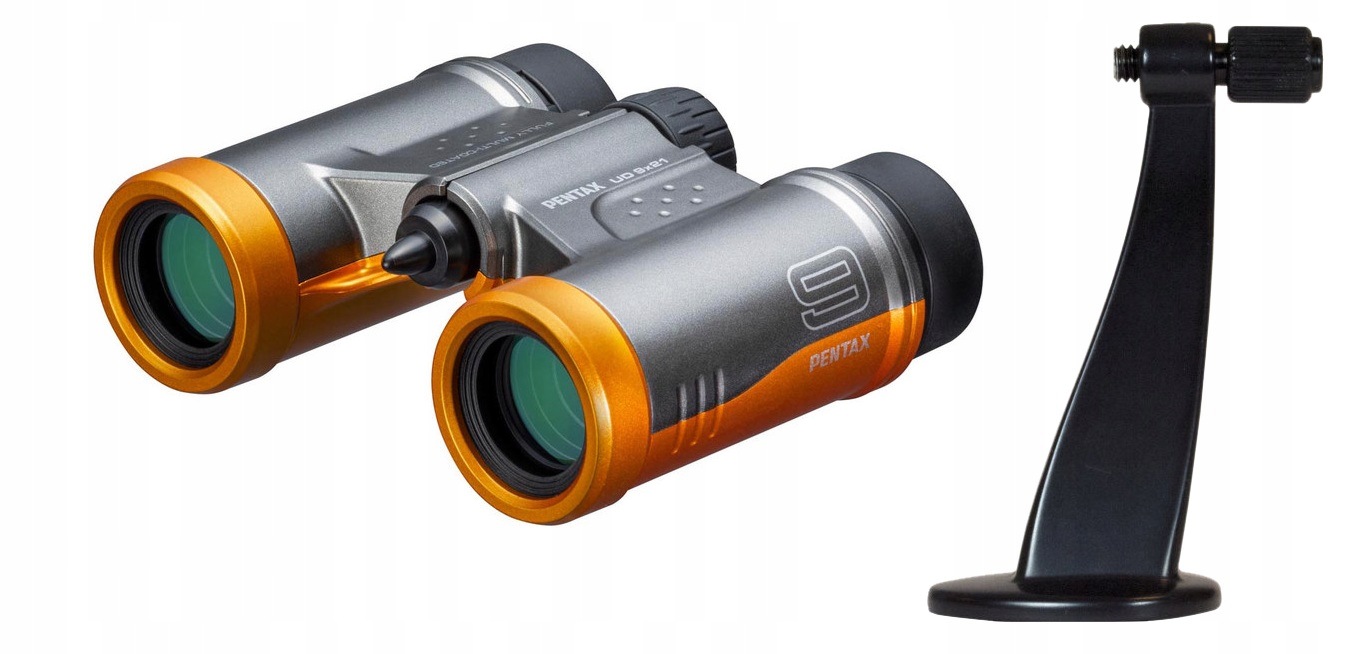 Dalekohled Pentax Ud 9x21 šedooranžový stativový držák
