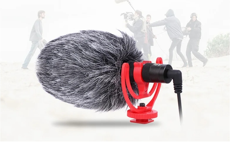 Profesionální Kardioidní Mikrofon Pro Kameru Telefonu Pc Pop Audio Filtr