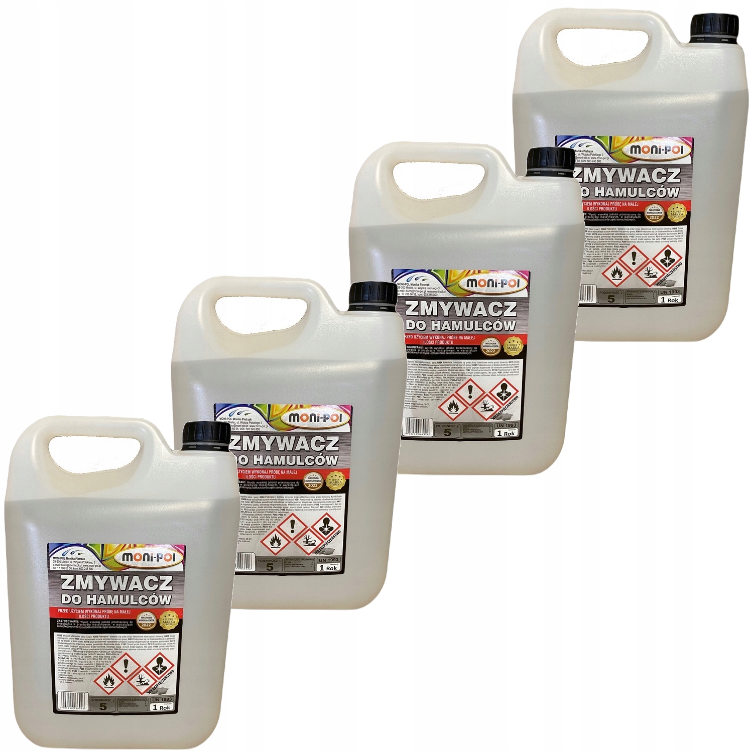 

Zmywacz Do Hamulców 20L 4 x 5L