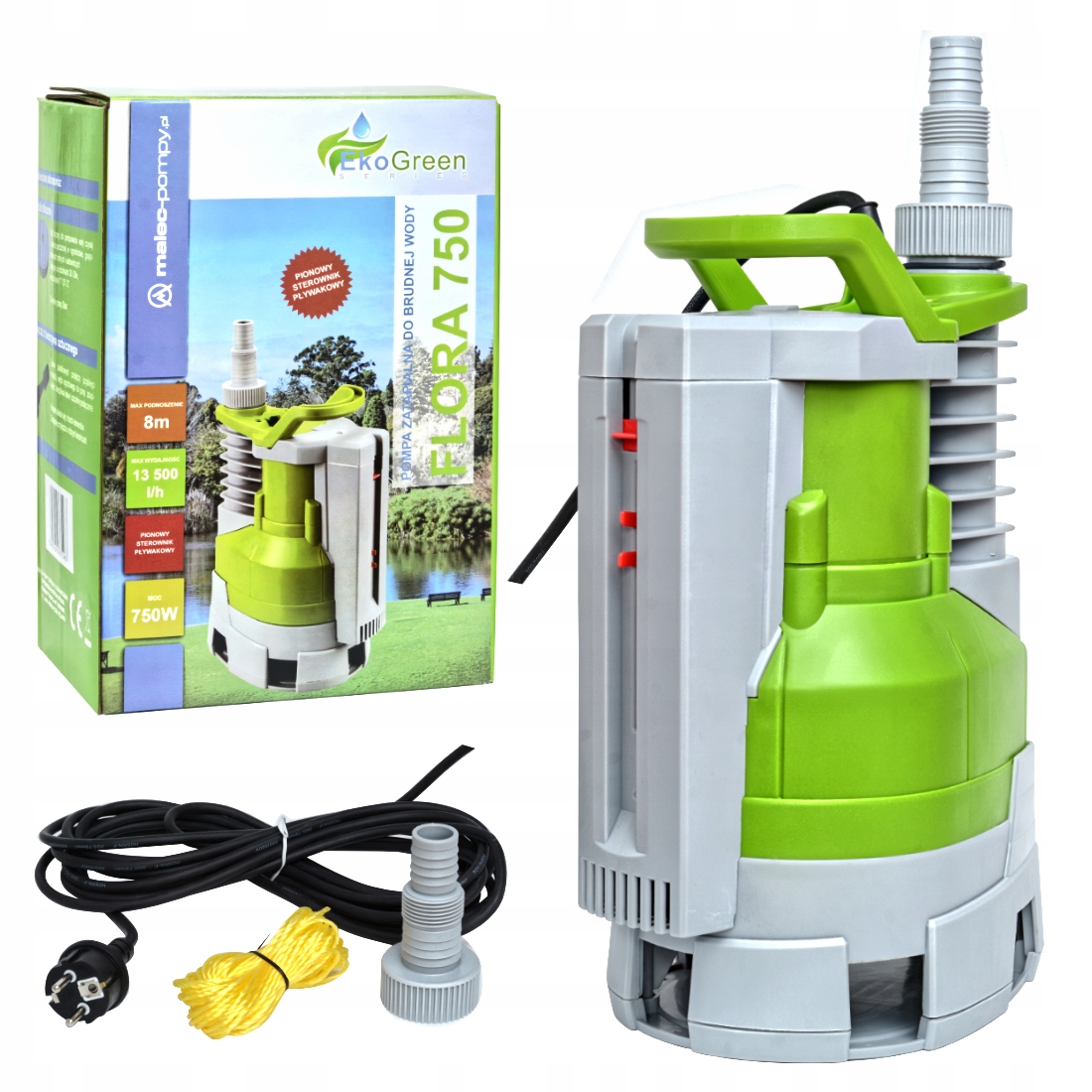 

Pompa Zatapialna Flora 750 z pływakiem 225 l/min