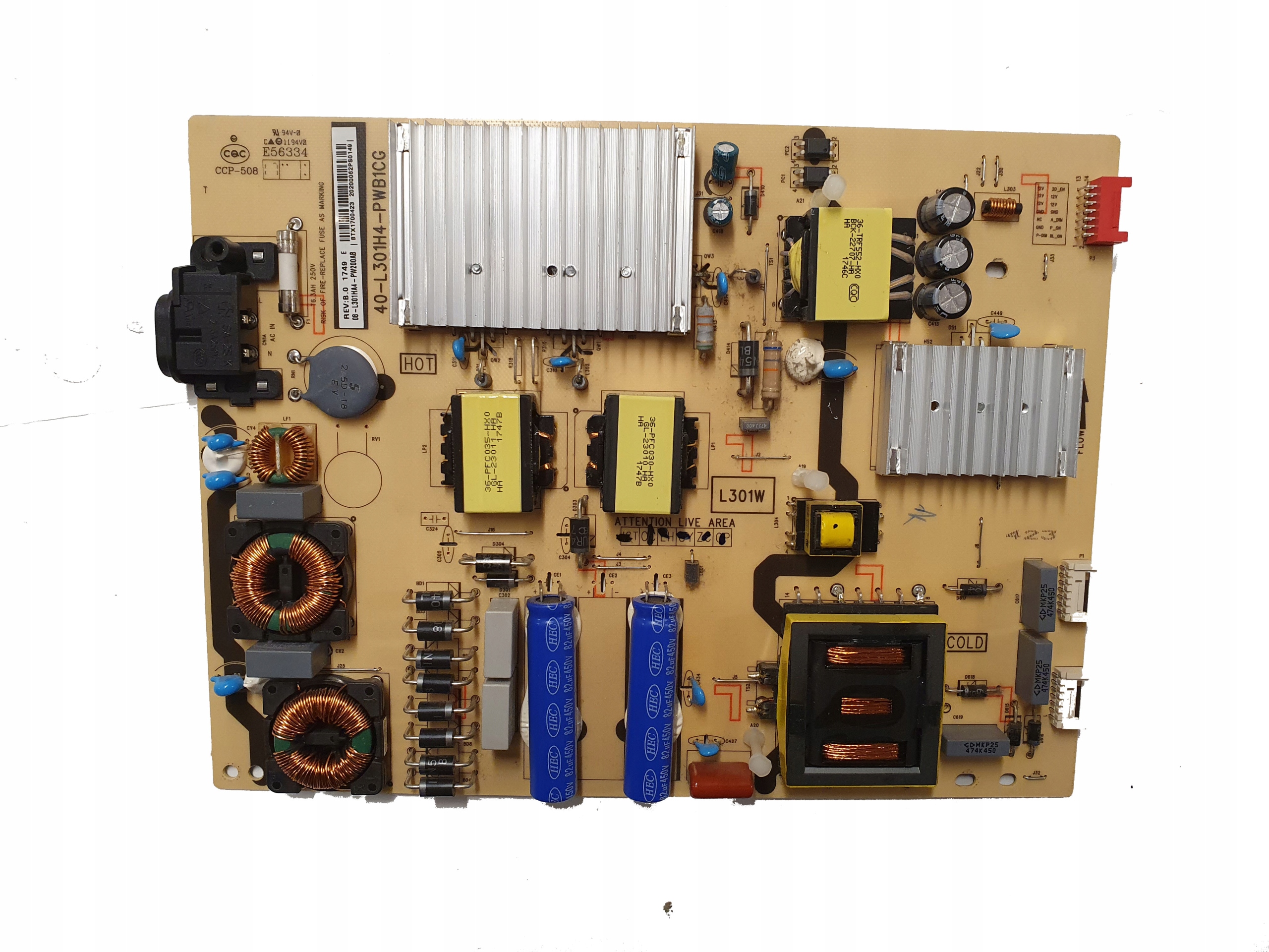 ZASILACZ 40-L301H4-PWB1CG TCL U65P6006 NR250