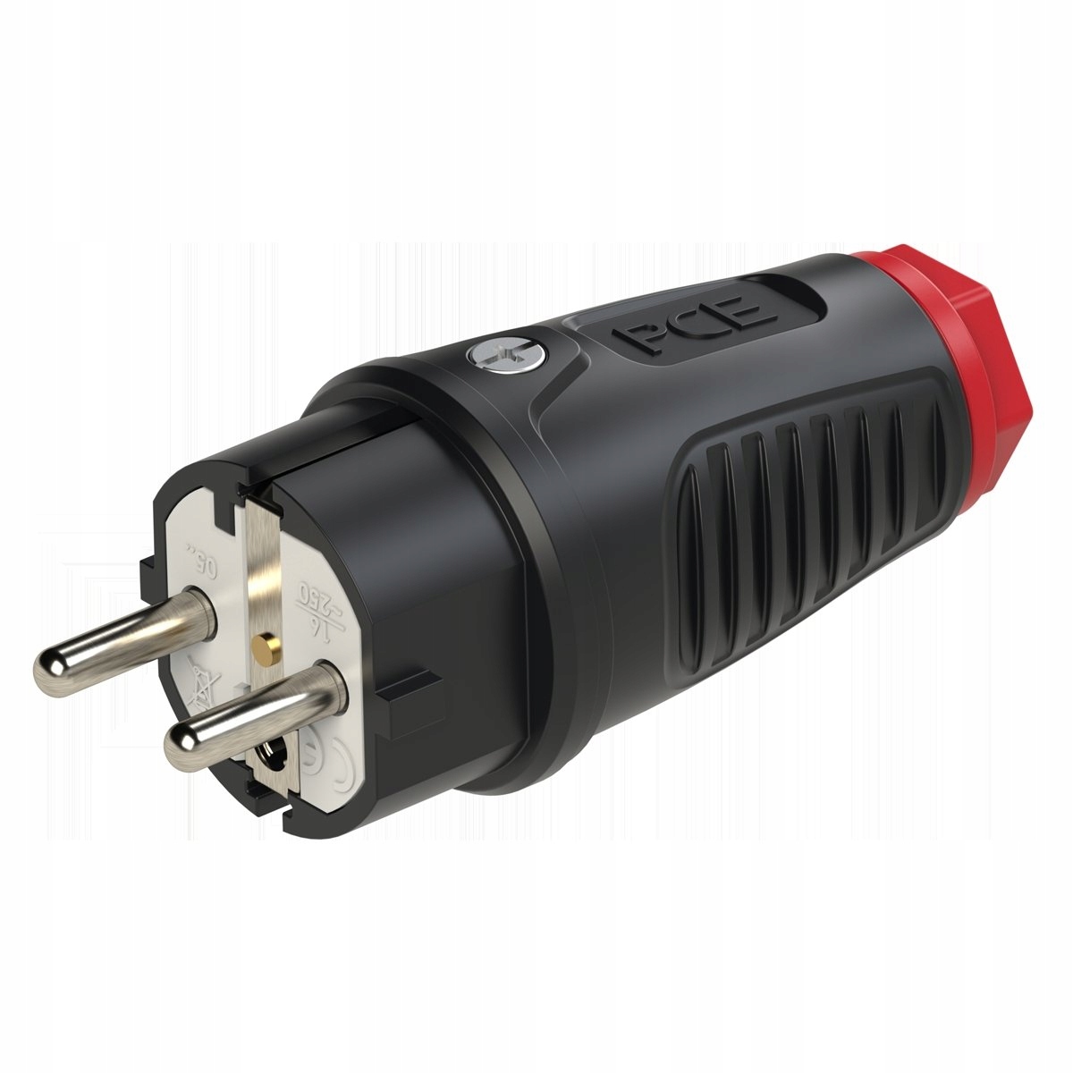 

Wtyczka gumowa 16A 2P+Z 230V Uni-schuko IP54