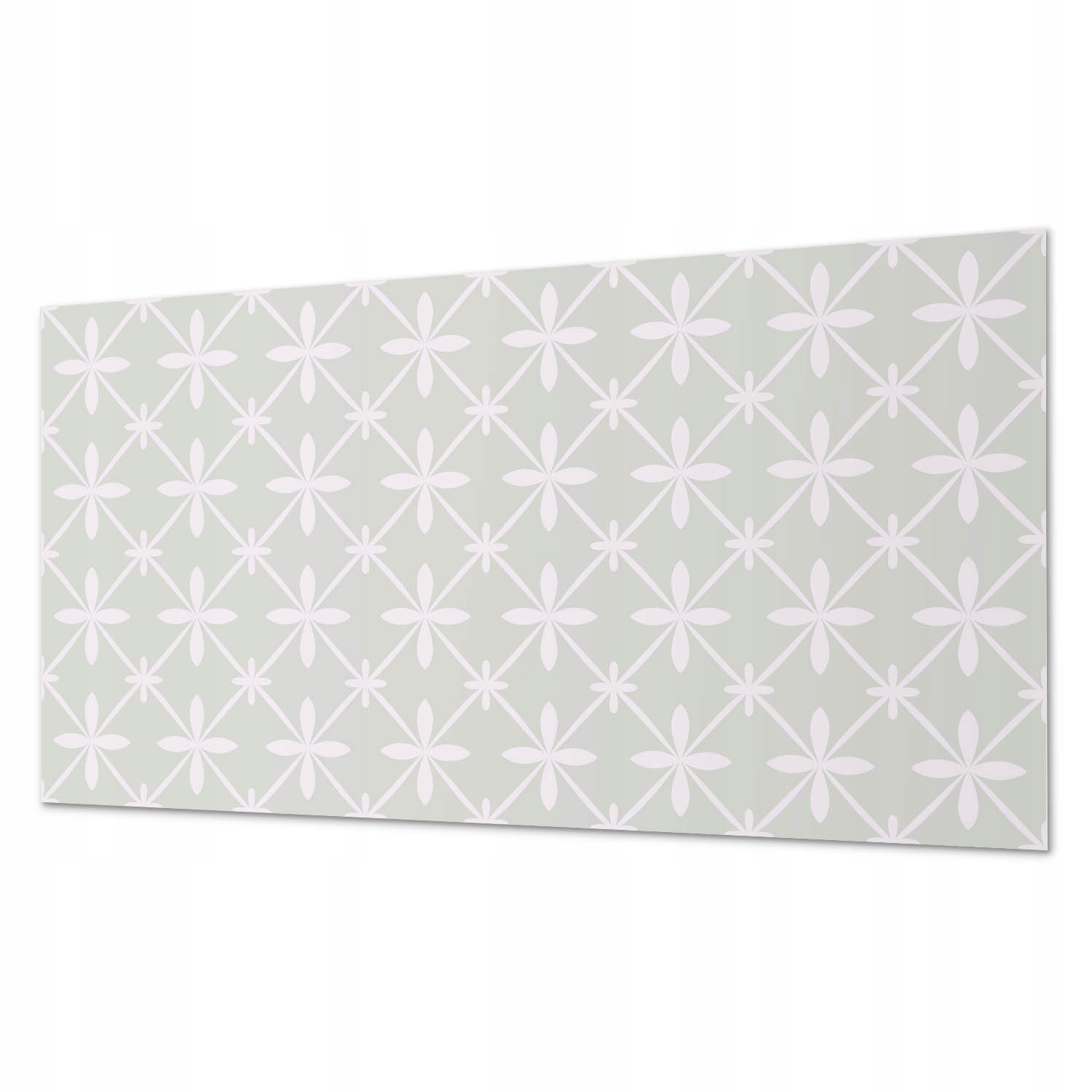 Vinylový panel s potlačou Sieťový vzor s kvetinovými prvkami 120 x 60 cm