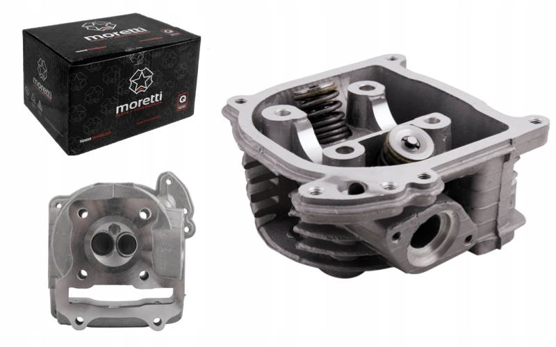 Głowica Moretti do skutera 4T 50ccm długie zawory Moretti
