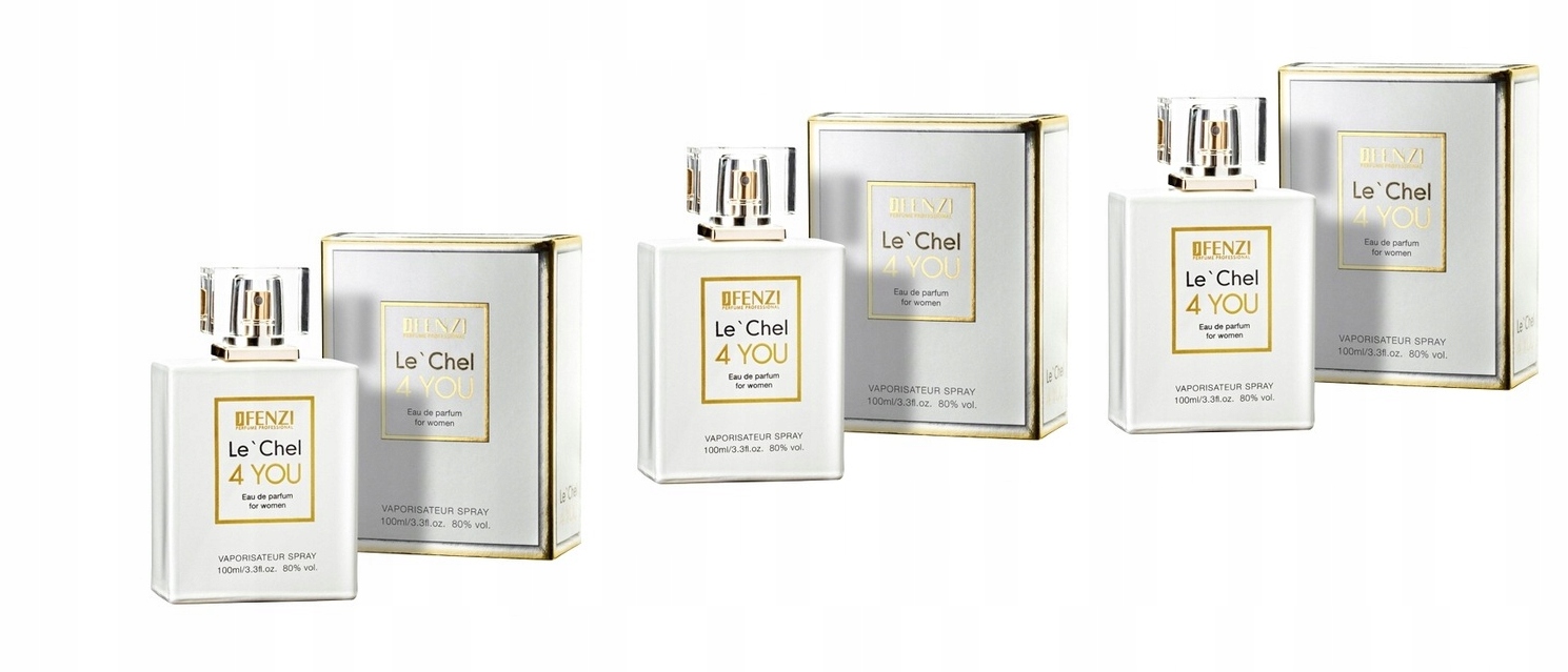 Jfenzi Le'chel 4 You 3x100ml Edp