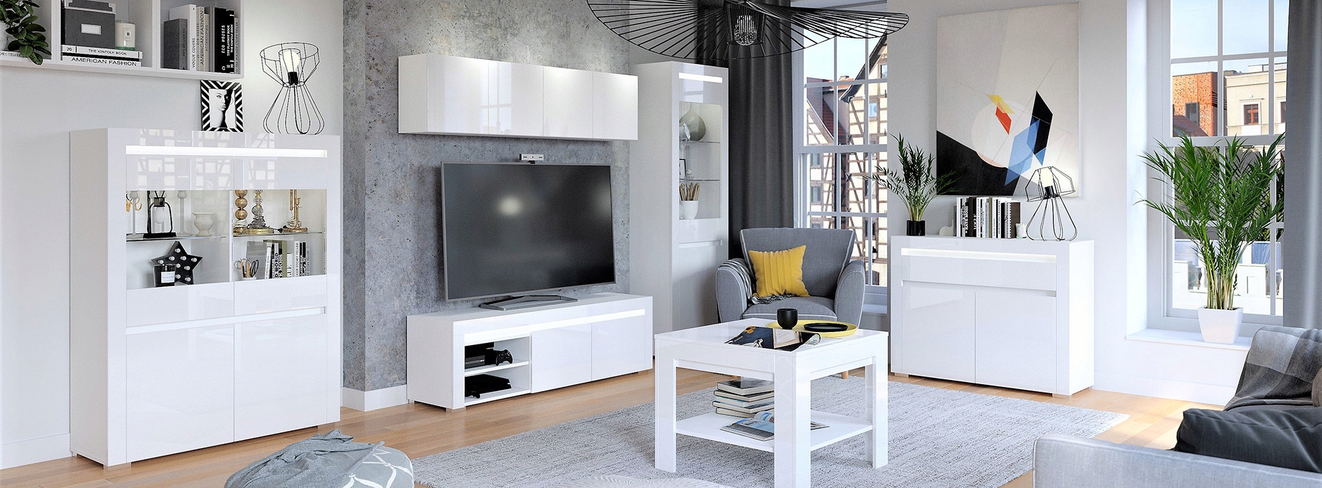 Szafa biała połysk Alaska AAS-1 Marka Restol