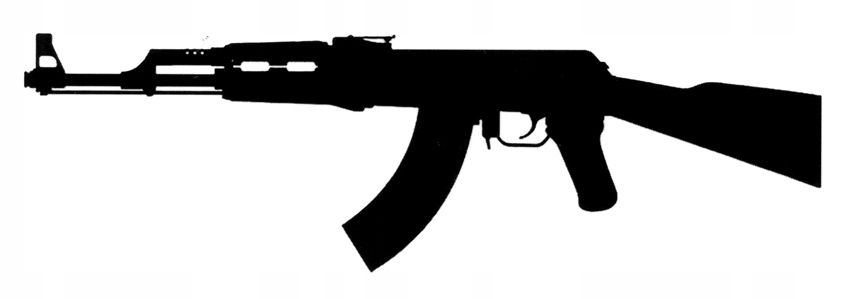 

Tatuaż Tymczasowy kałasznikow pistolet AK47 Tattoo