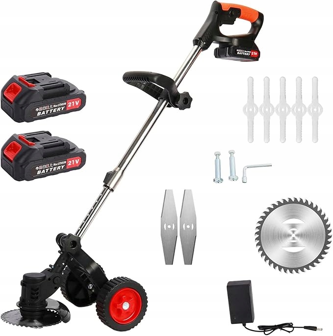 Křovinořez na kola 2xAKU pro Trávy a křoviny, sada