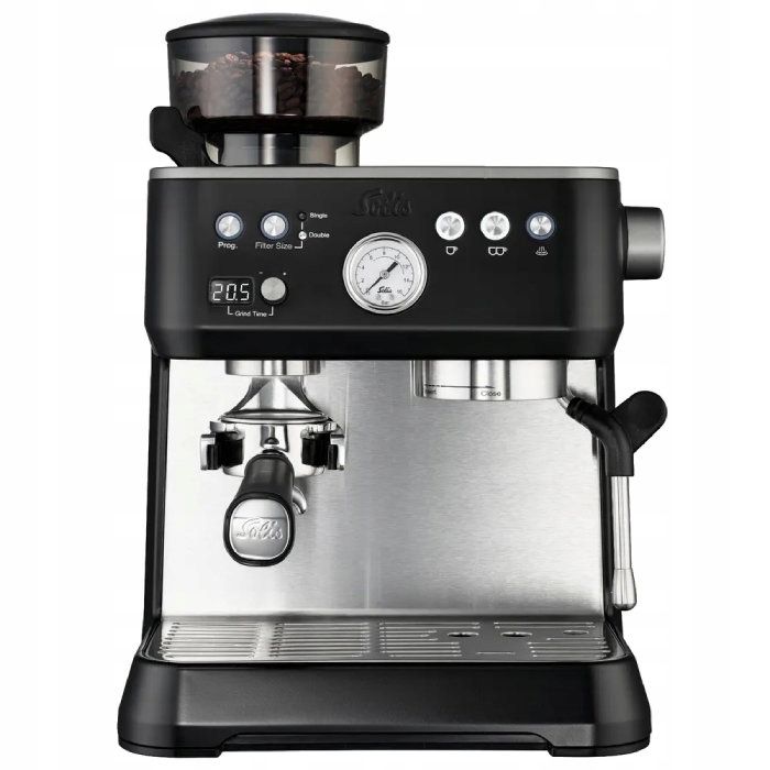 Ekspres kolbowy Solis Grind &amp; Infuse Perfetta SOL 98070 Czarny