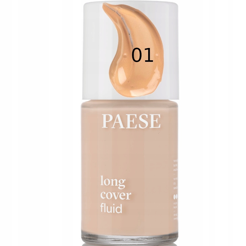 

Paese Podkład Fluid Long Cover Kryjący 01 j.beż