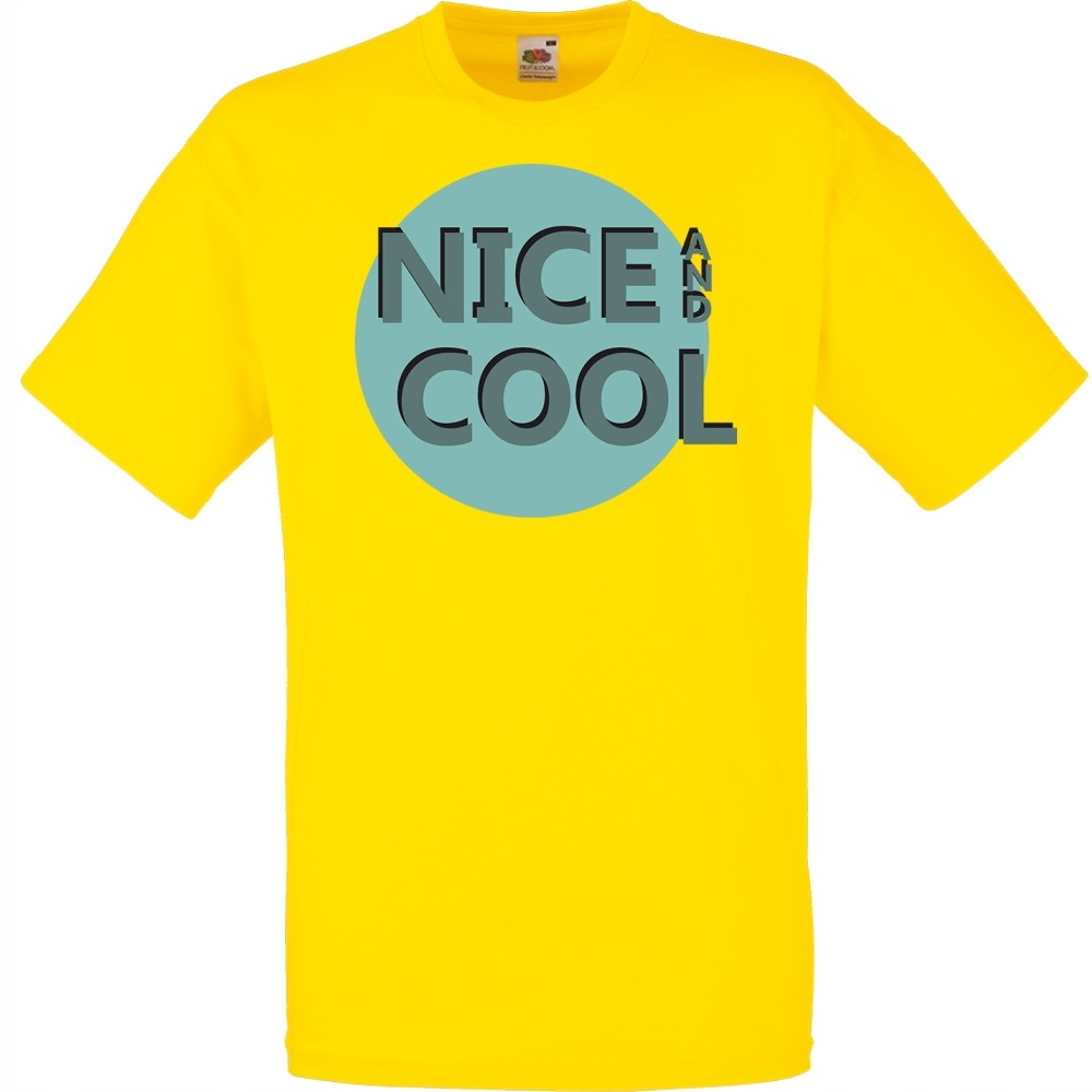 

Koszulka młodzieżowa nice and cool XXL żółta jaskr