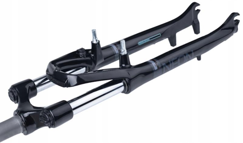 Widelec Amortyzator 28 Rst 1 1/8" Neon T Czarny V-brake Tarcza Trekkingowy