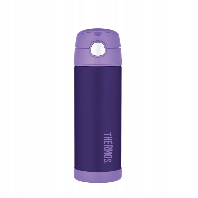 Thermos FUNtainer termos dziecięcy ze słomką – fioletowy 470 ml