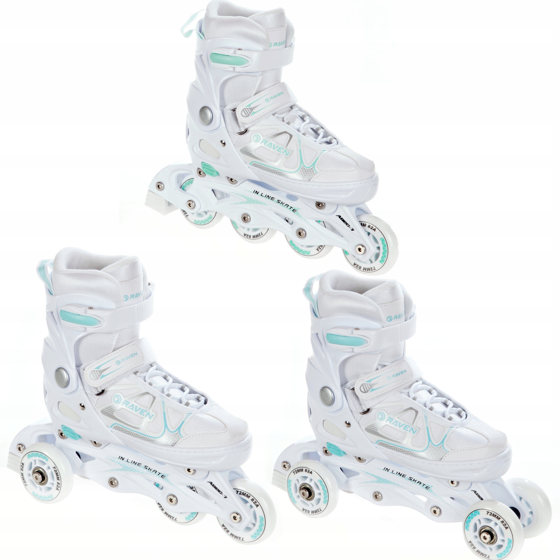 

Rolko-Wrotki 3w1 Raven Spirit White/Mint 40-43
