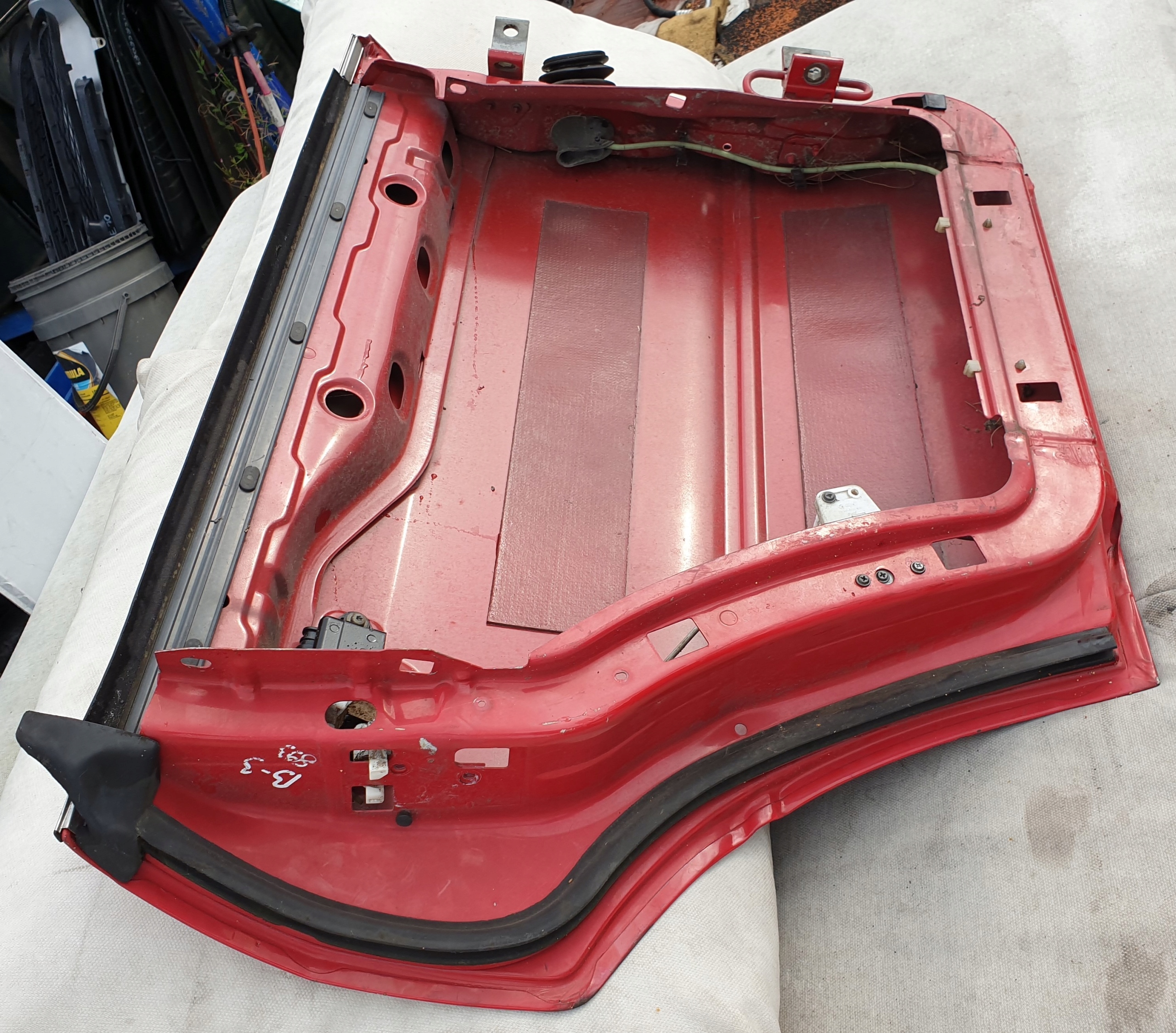 door rear part PLAT left rear AUDI 80 B3 handle ORYGINALNE