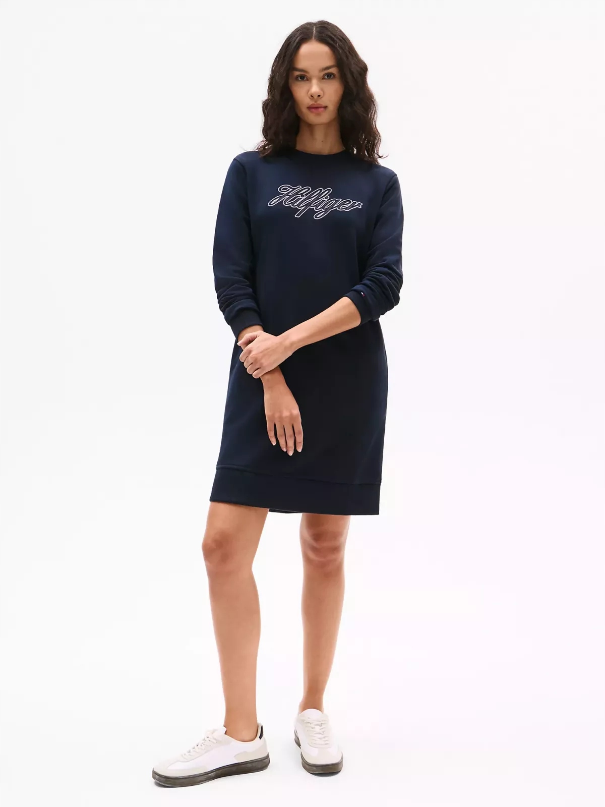 Tommy Hilfiger dámské mikinové šaty Script M