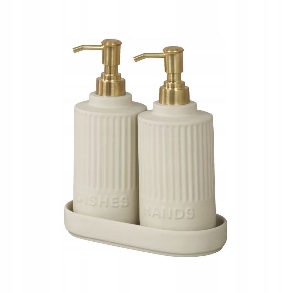 Sada dávkovačů s podložkou Heidi, 2 x 550 ml