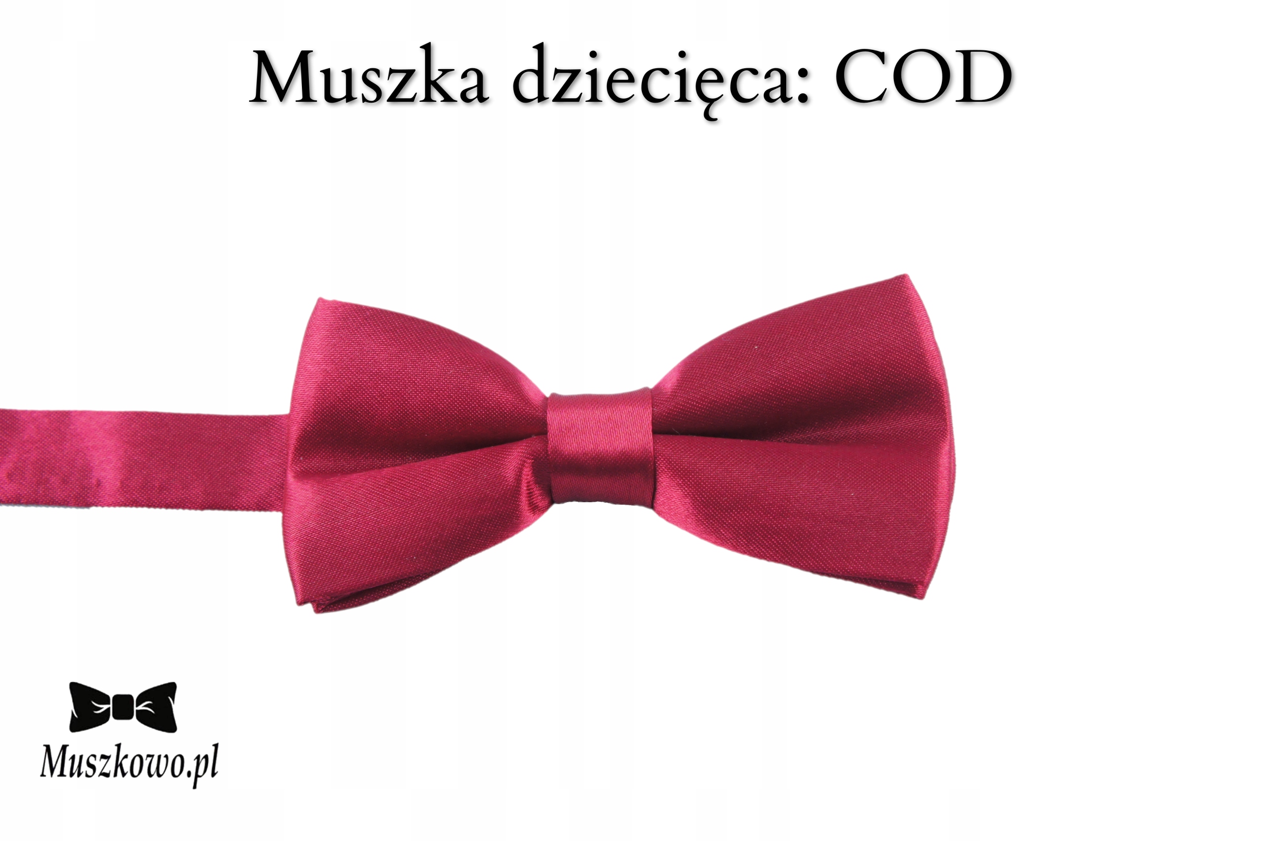 BORDOWE Szelki i muszka dziecięce DLA CHŁOPCA 2-8 LAT WZORY DO WYBORU! Kolor czerwony