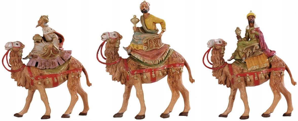 Figúrky Do Šopky Traja králi na ťavách Šopka na postavy s výškou 10 cm