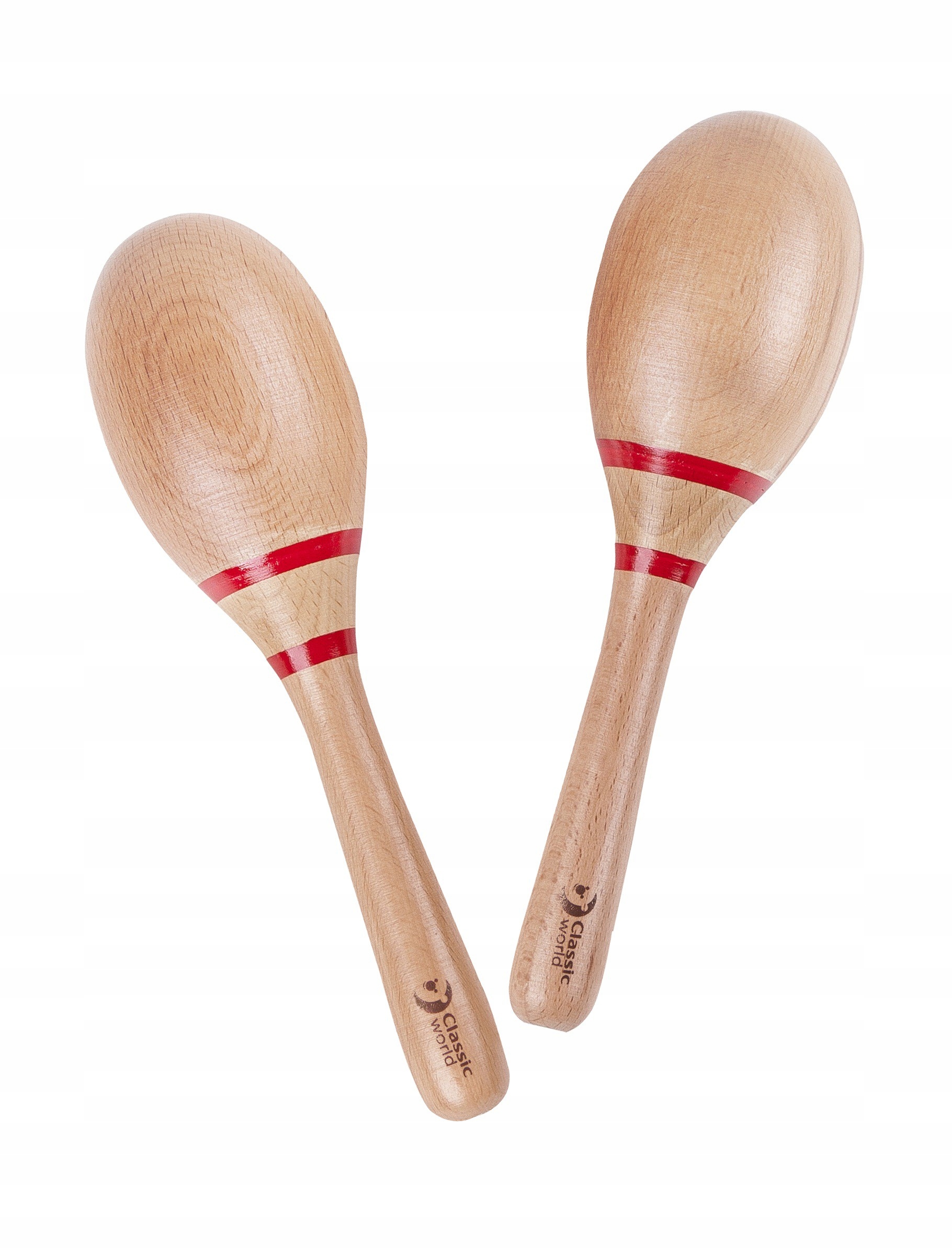 MARAKASY DREWNIANE ZESTAW GRZECHOTKI INSTRUMENT MARAKAS CLASSIC WORLD EDU