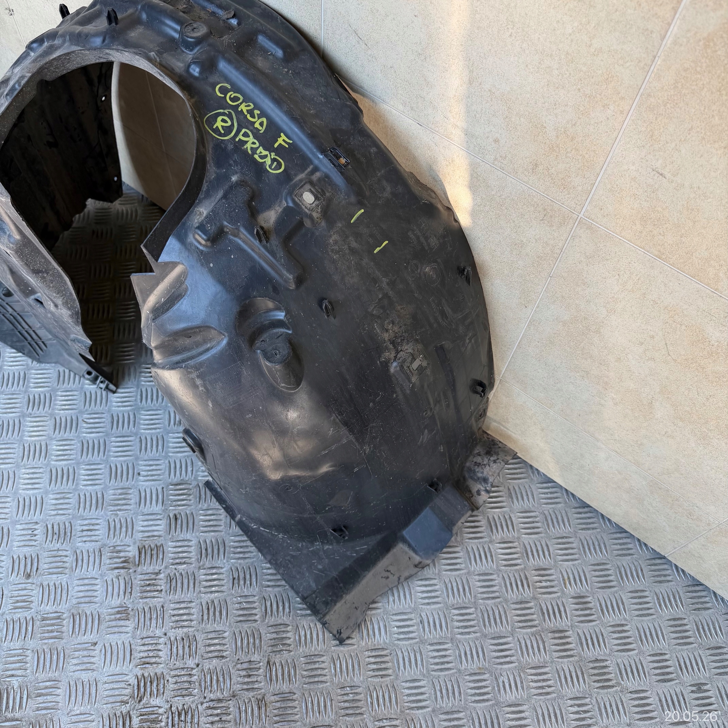 mudguard front right OPEL CORSA F LIFT 9859021180