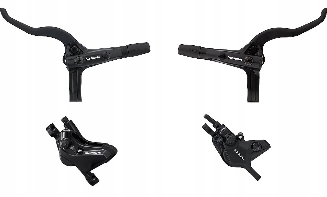 4 2 tłoczki hamulce hydrauliczne Shimano MT401 MT420 80m MT410 155cm