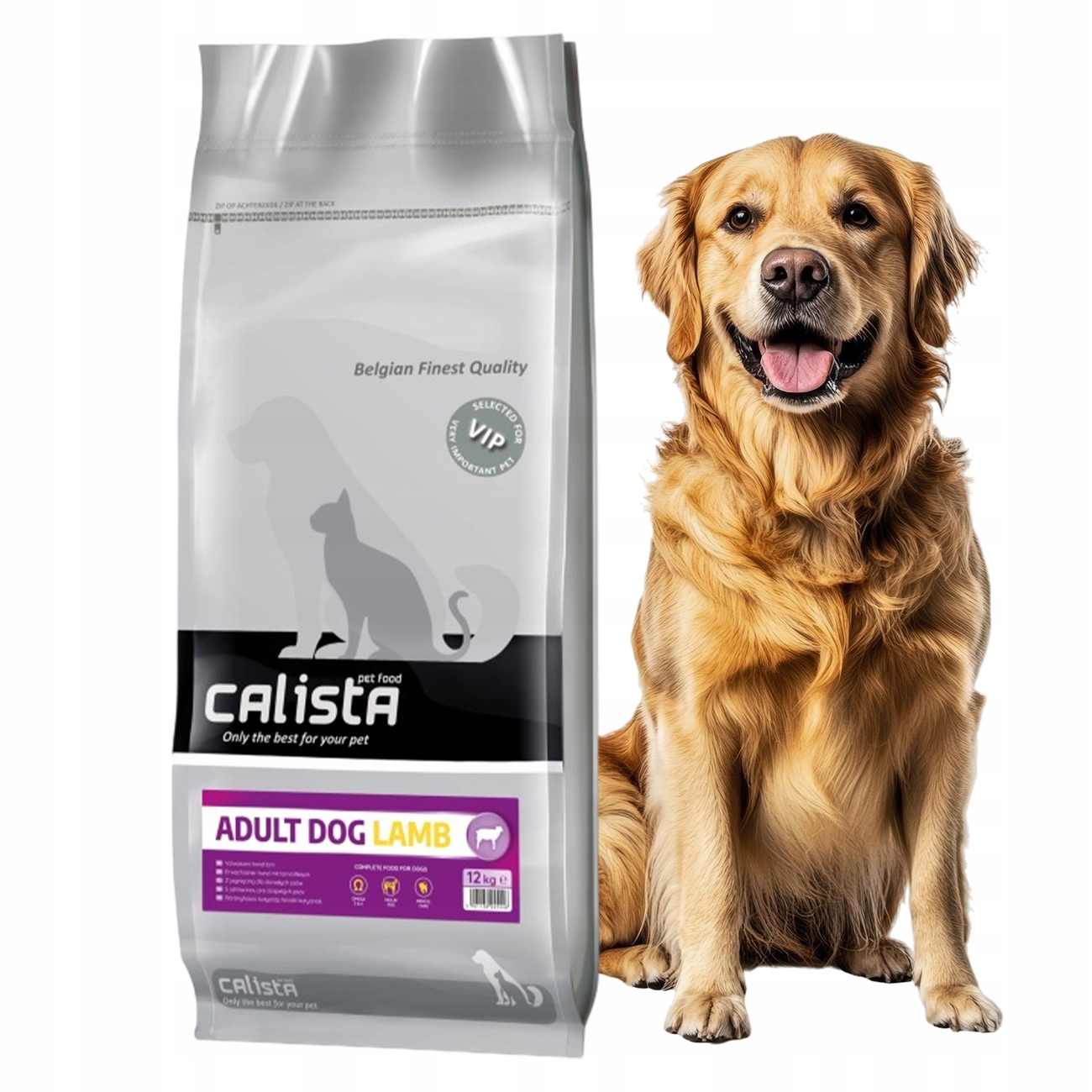Calista Jehněčí 12KG Suché Krmivo Pro Psa Ovčák Labrador Husky
