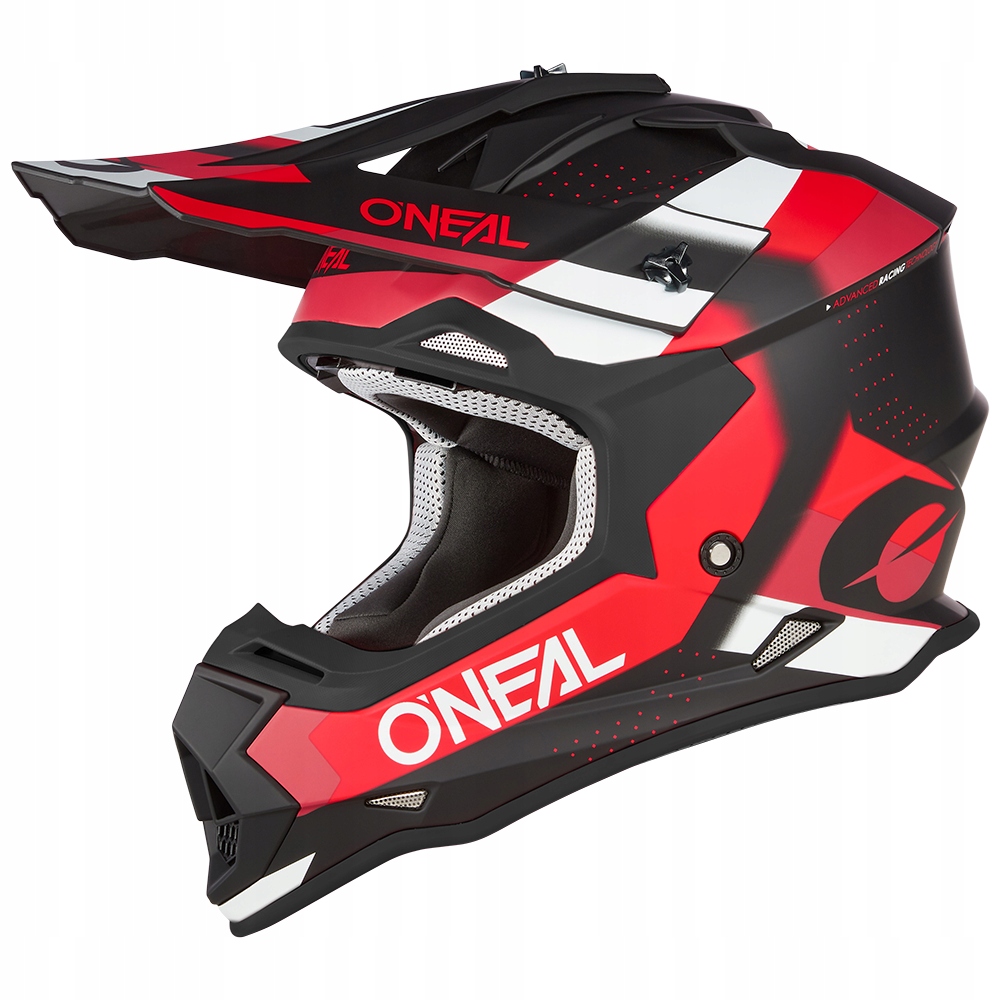 Helma O'Neal 2SRS Spyde čierna/červená/biela mat XL