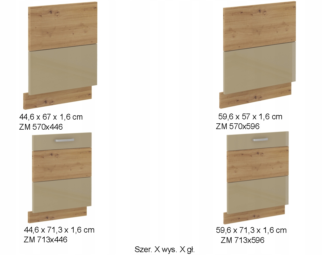 REGAŁ KUCHENNY AMBO 30 cm WISZĄCY HIT Kolor frontów nie dotyczy