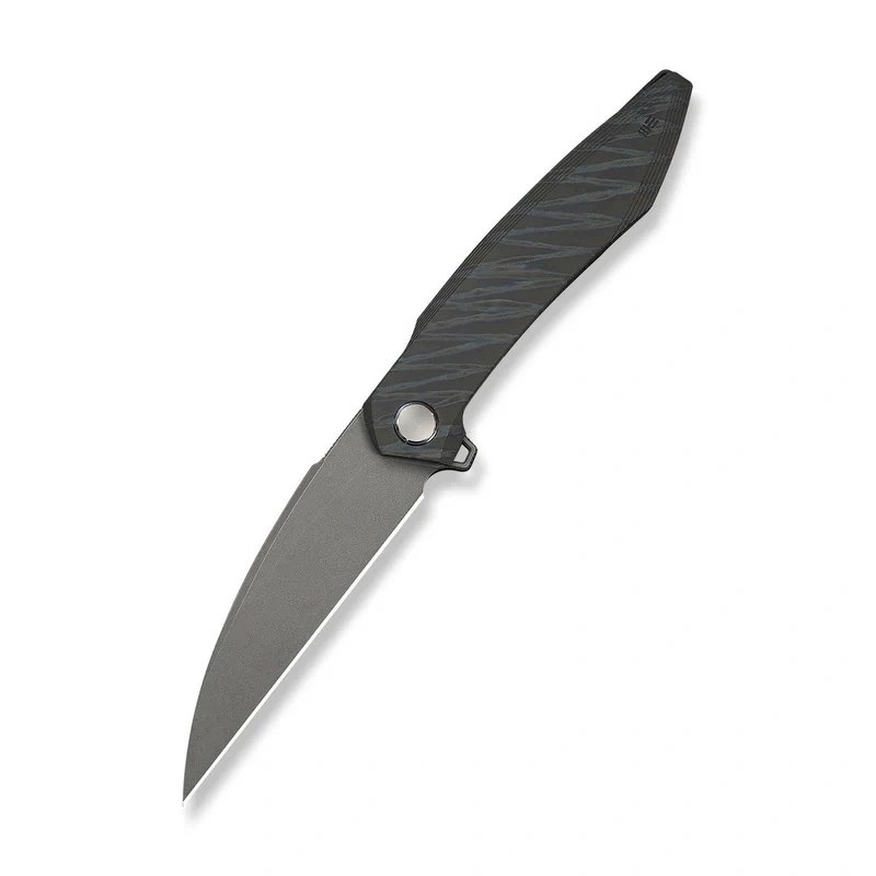 Nóż składany WeKnife Fluxor Tiger Stripe Titanium, Gray (WE23071-3)