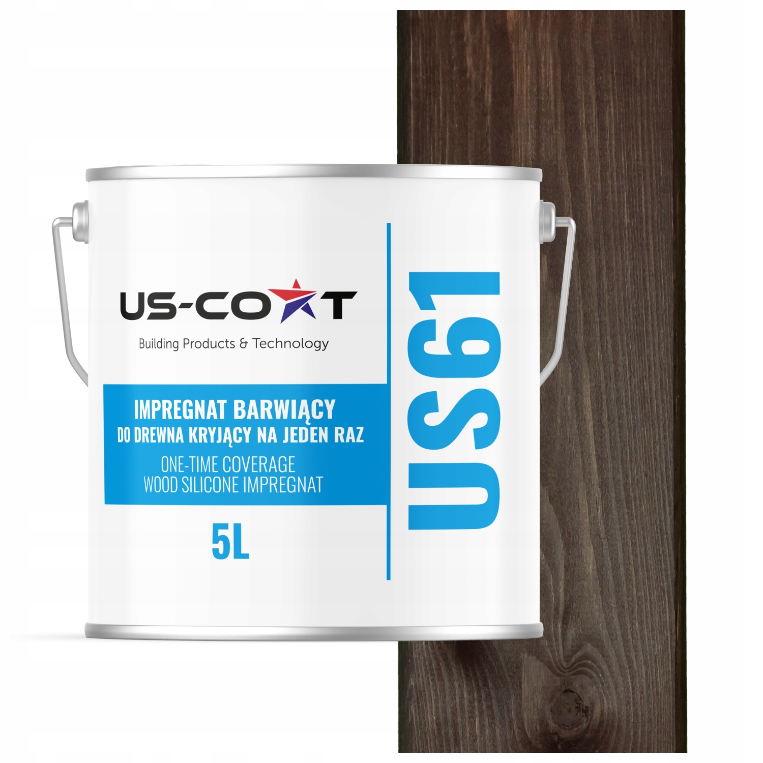 Dekoratívny Krycí Impregnát Na Drevo 5 L, Farba Palisander