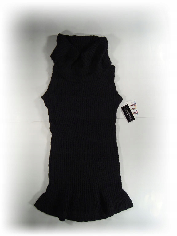 SUKIENKA WŁOSKA CIEPŁA TUNIKA SWETER GOLF SZALOWY Zapięcie brak