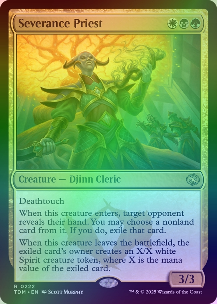 [mtg] Severance Priest (tdm) *foil*