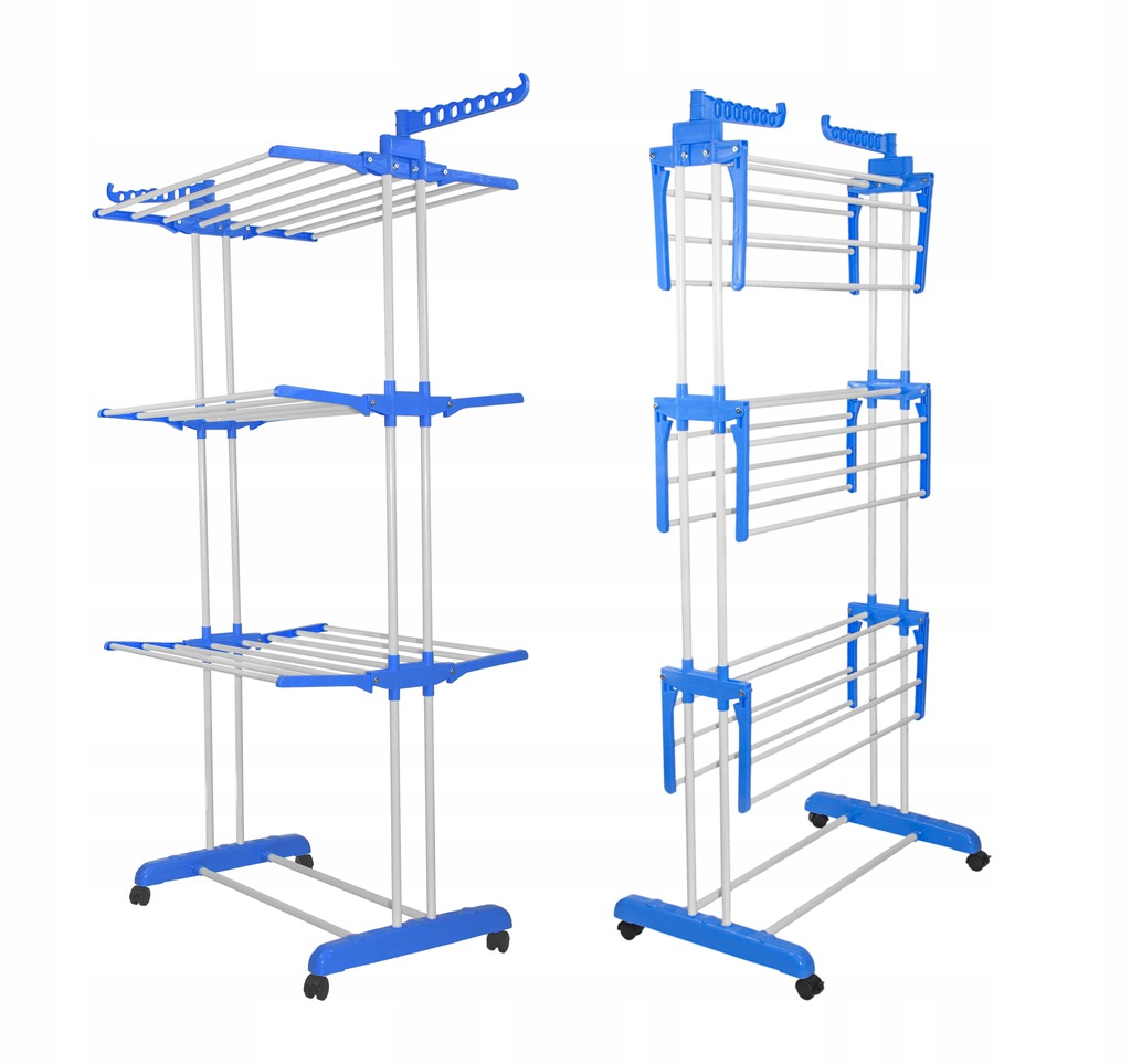 Levně Velký Sušák Na Prádlo Stojanový Stojan Na Oblečení Skladatelný