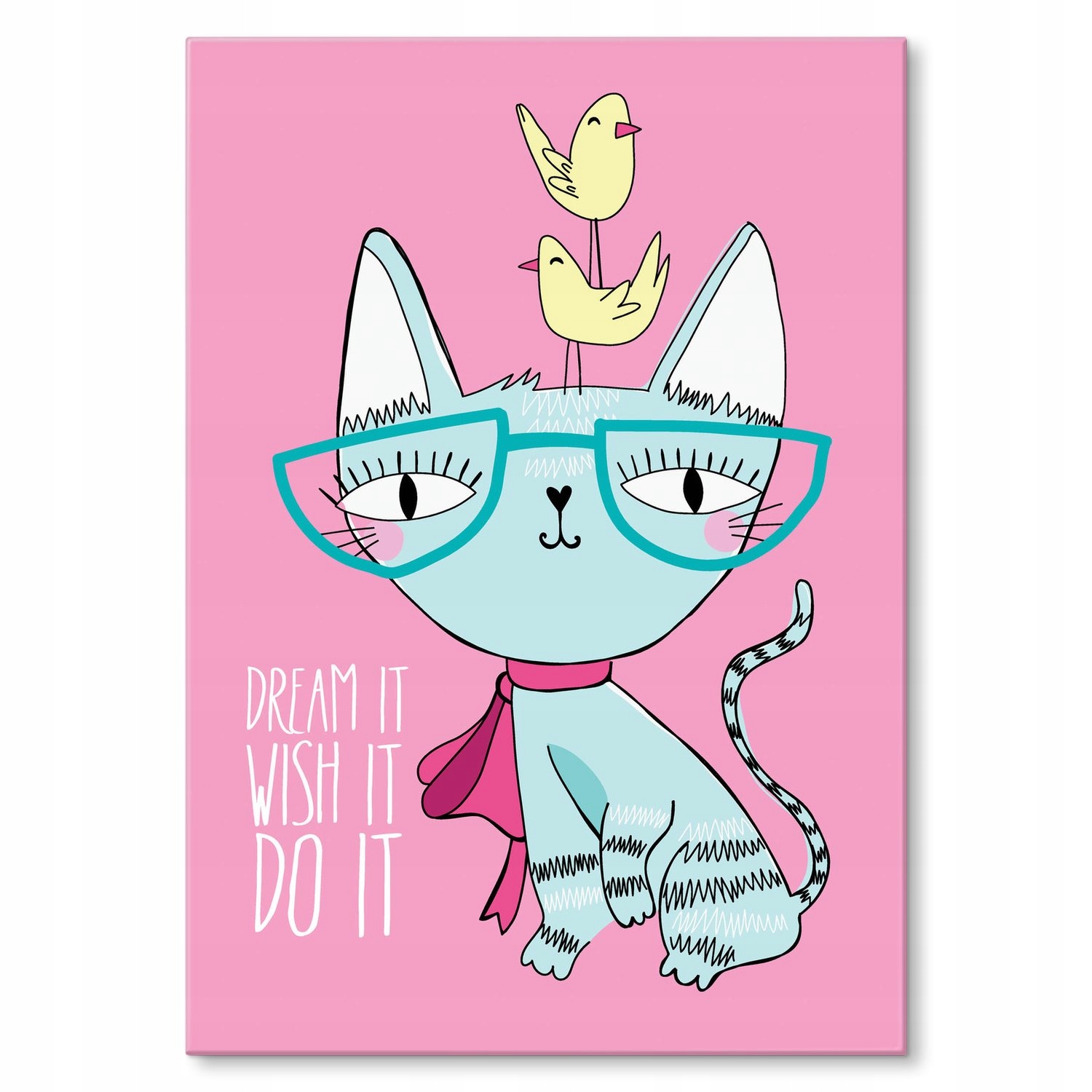 Kovový plakát Dream it do it Szyld Plech 30 x 42 cm Dárek