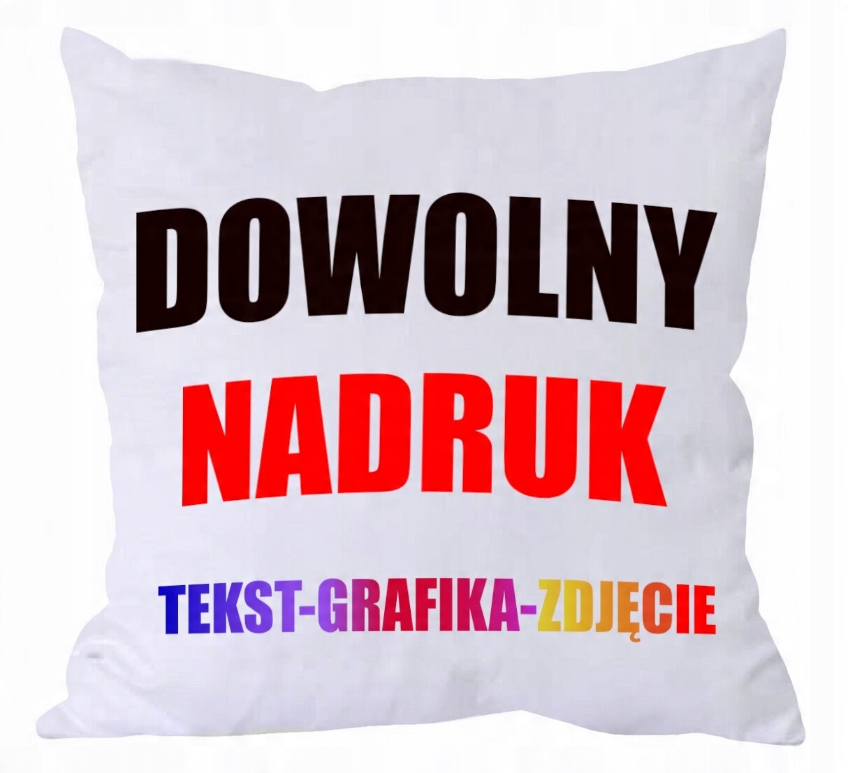 

Poduszka Twój Nadruk Logo Zdjęcie Grafika