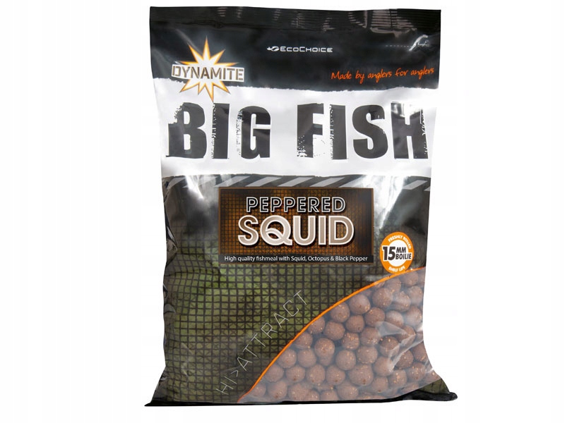 Dynamite Baits Peppered Squid Boilie 15mm 1kg