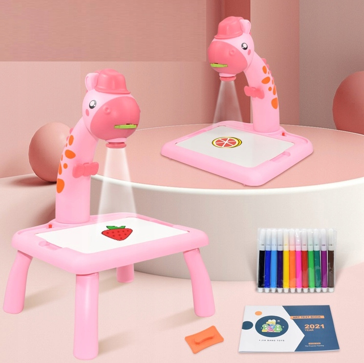 Projektor Rzutnik do Nauki Rysowania + 24 Slajdy Stan opakowania oryginalne