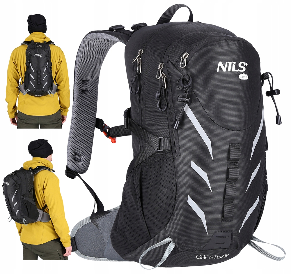 Plecak turystyczny trekkingowy 20L Nils Camp Ghoster NC1942 czarny