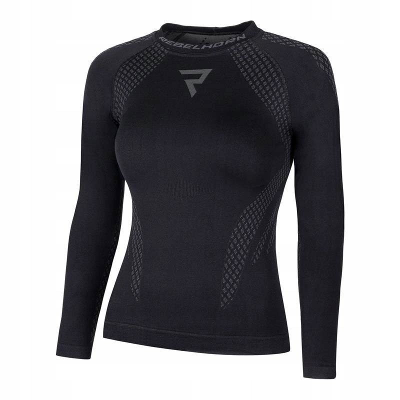 KOSZULKA TERMOAKTYWNA REBELHORN Z DŁUGIM RĘKAWEM ACTIVE II LADY BLACK/GREY DS