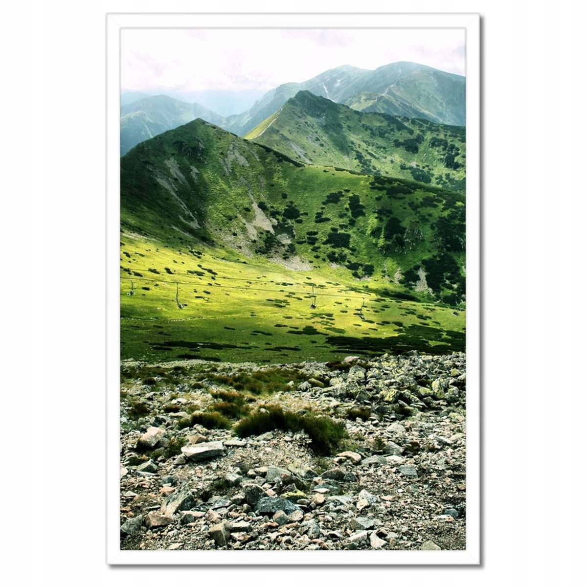 Plakáty v rámu 40x60 Tatry Polské hory Pohled