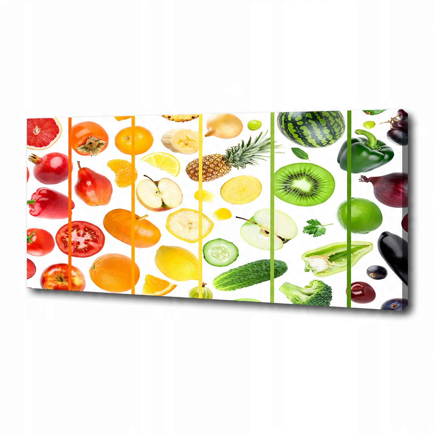 

Foto obraz na płótnie Owoce i warzywa 125x50 cm