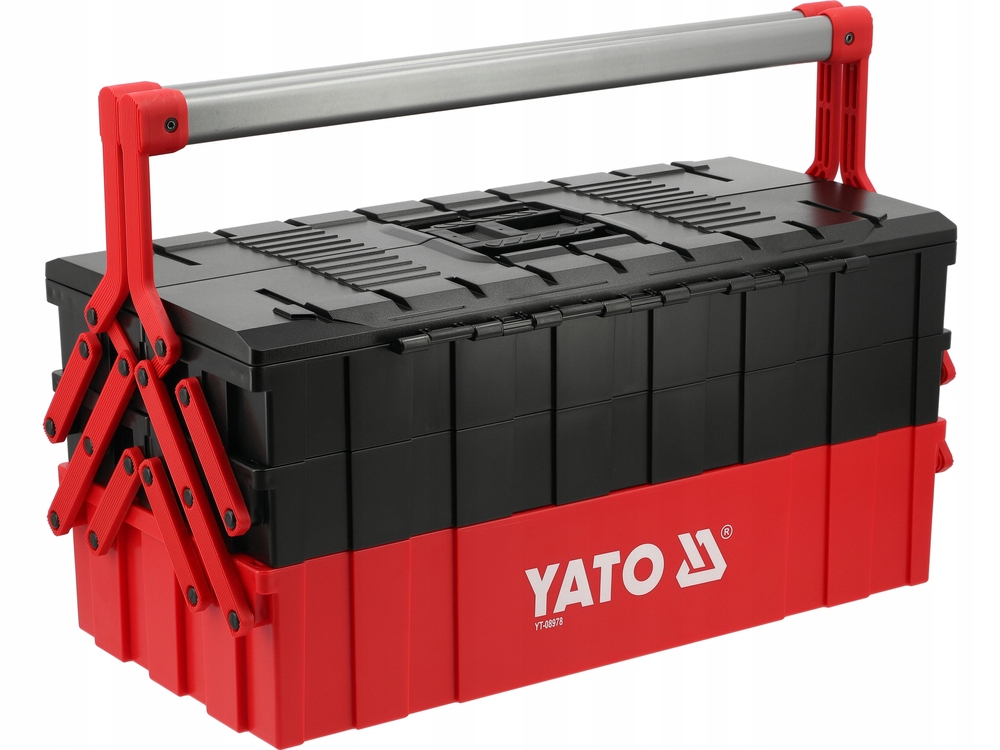 Skrzynka Narzędziowa Warsztatowa Z Tworzywa 460x265x208mm 5 Półek Yato