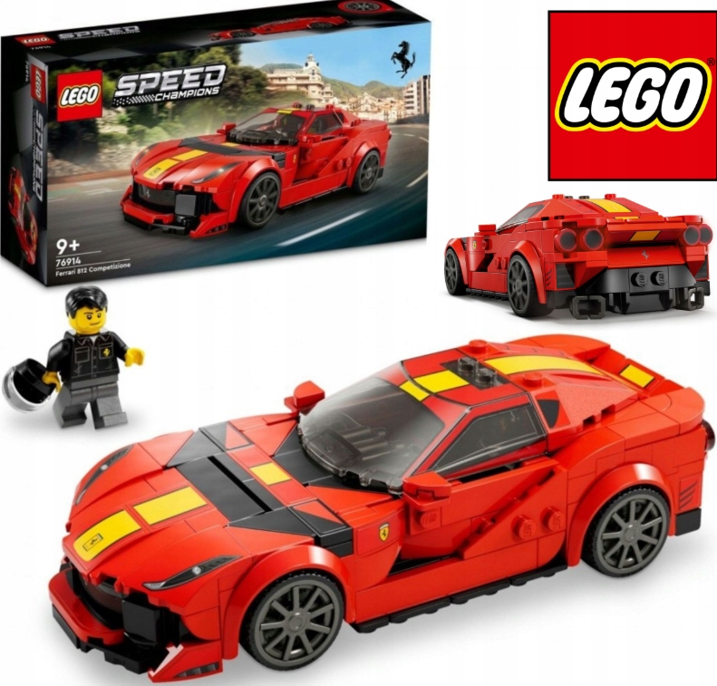 Lego Speed Champions Ferrari Bolid F1 Formula 1 Auto Sportowe Samochod